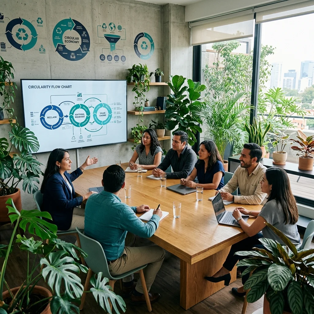 Empresas mexicanas implementando buenas prácticas de economía circular corporativa