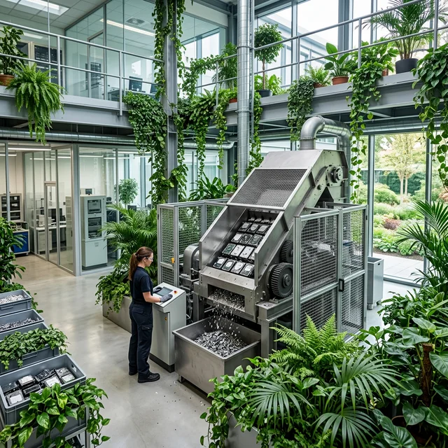 Sala limpia de destrucción certificada de datos